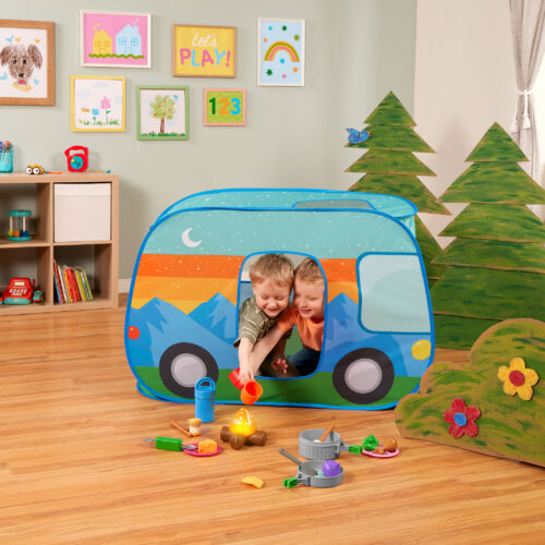 indoor camping ideas Battat pop up tent