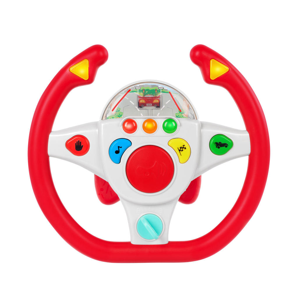 Zoom Zoom Driving Wheel Interactive Toy Steering Wheel Battat
