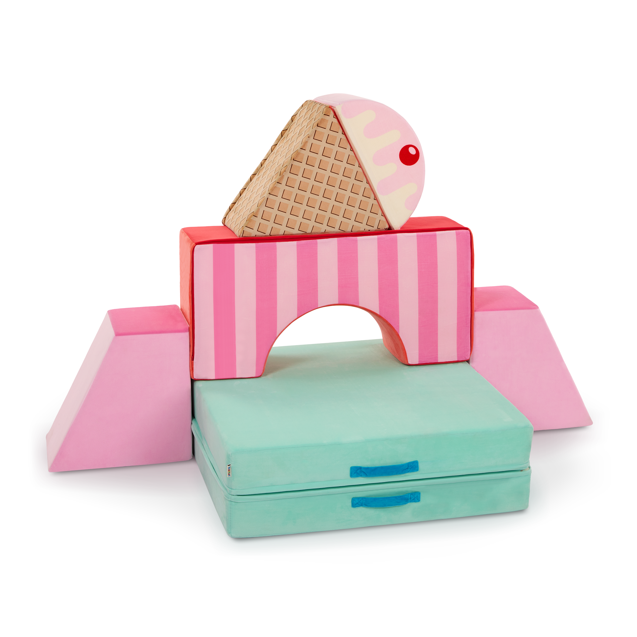 Foam Fort Building Set - Ice Cream Cloud Castle | Sweet Retreat - Image 1