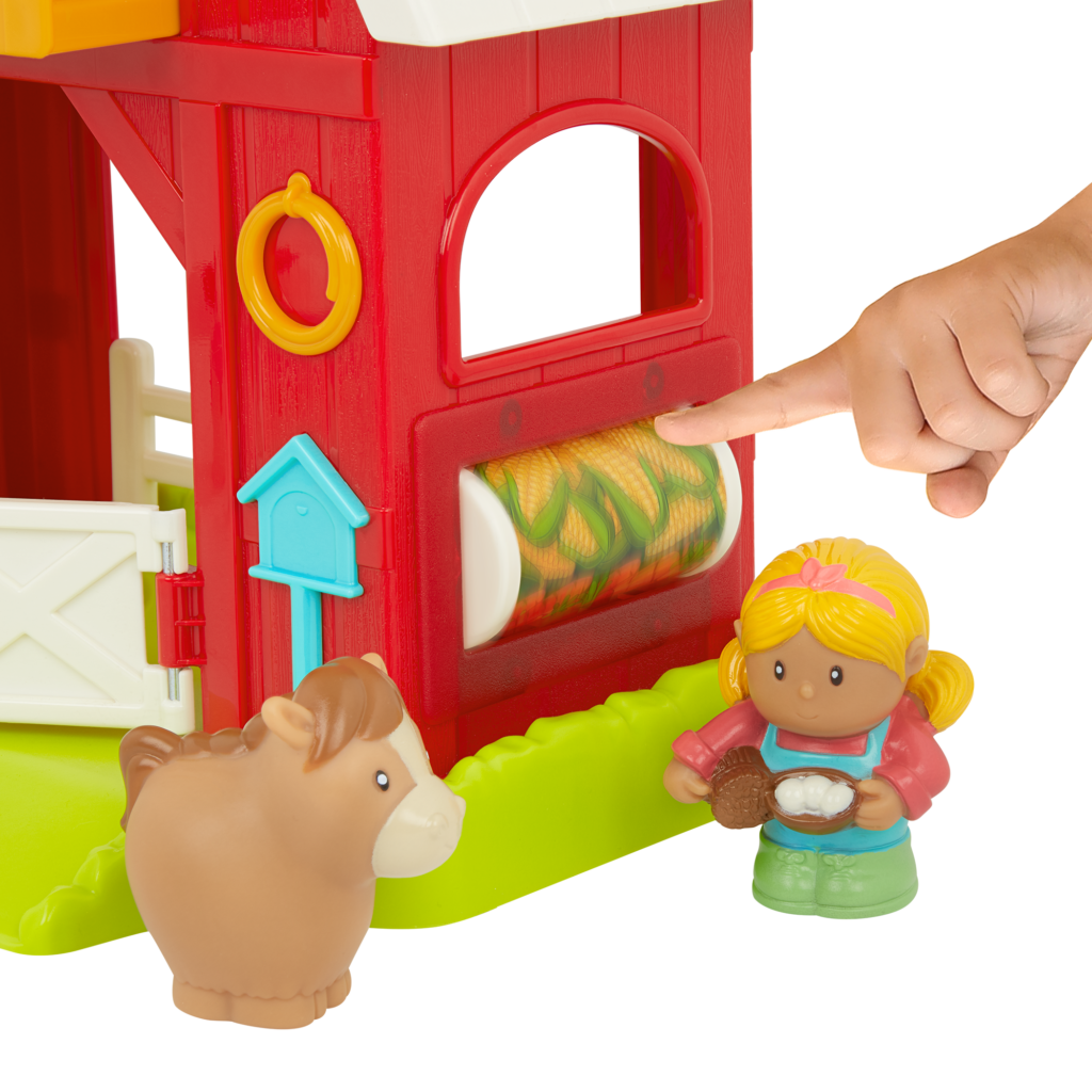 Musical Farm Playset Toy Barn & Farm Animals Battat