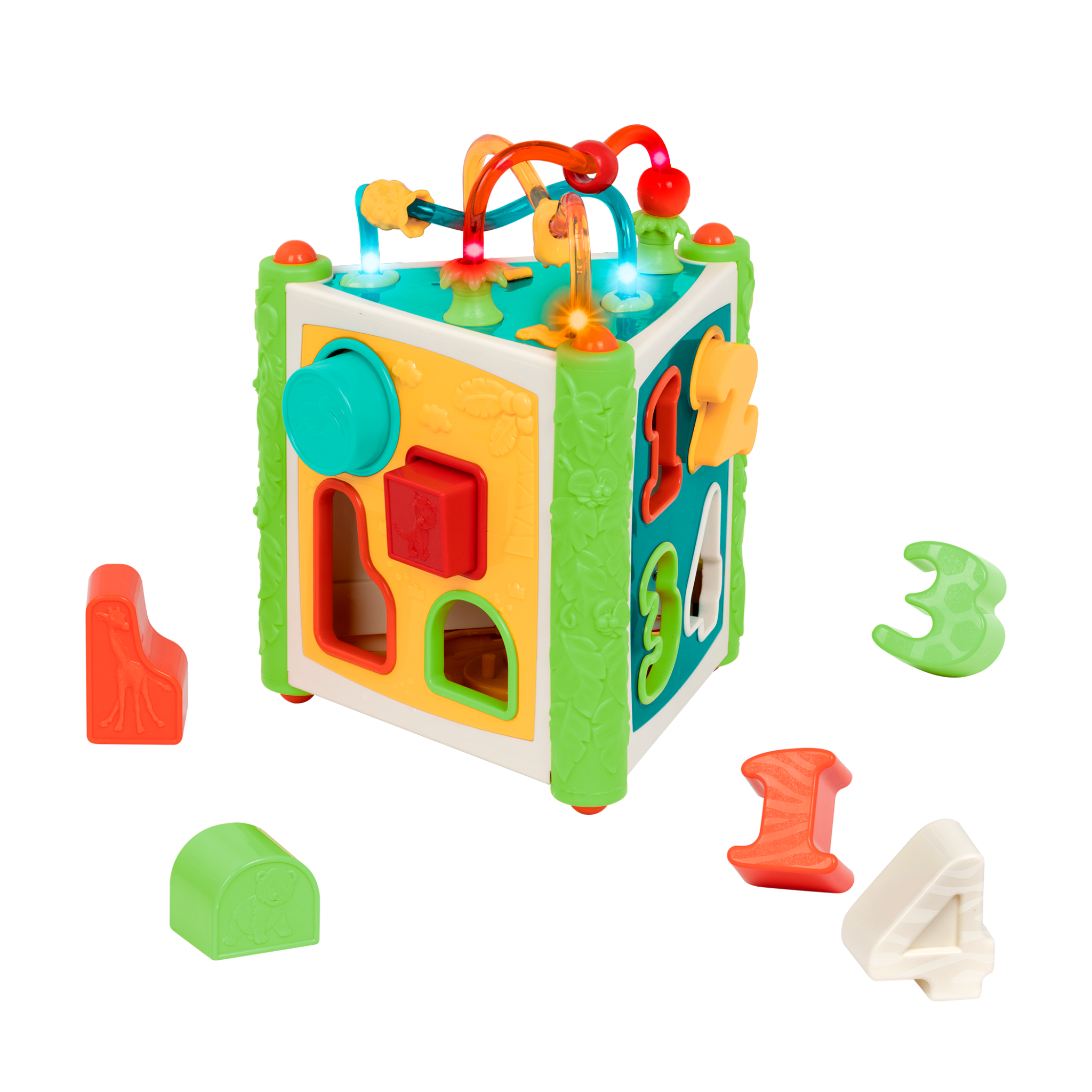 Jungle Fun! Activity Center | Shape Sorter Toy | Battat