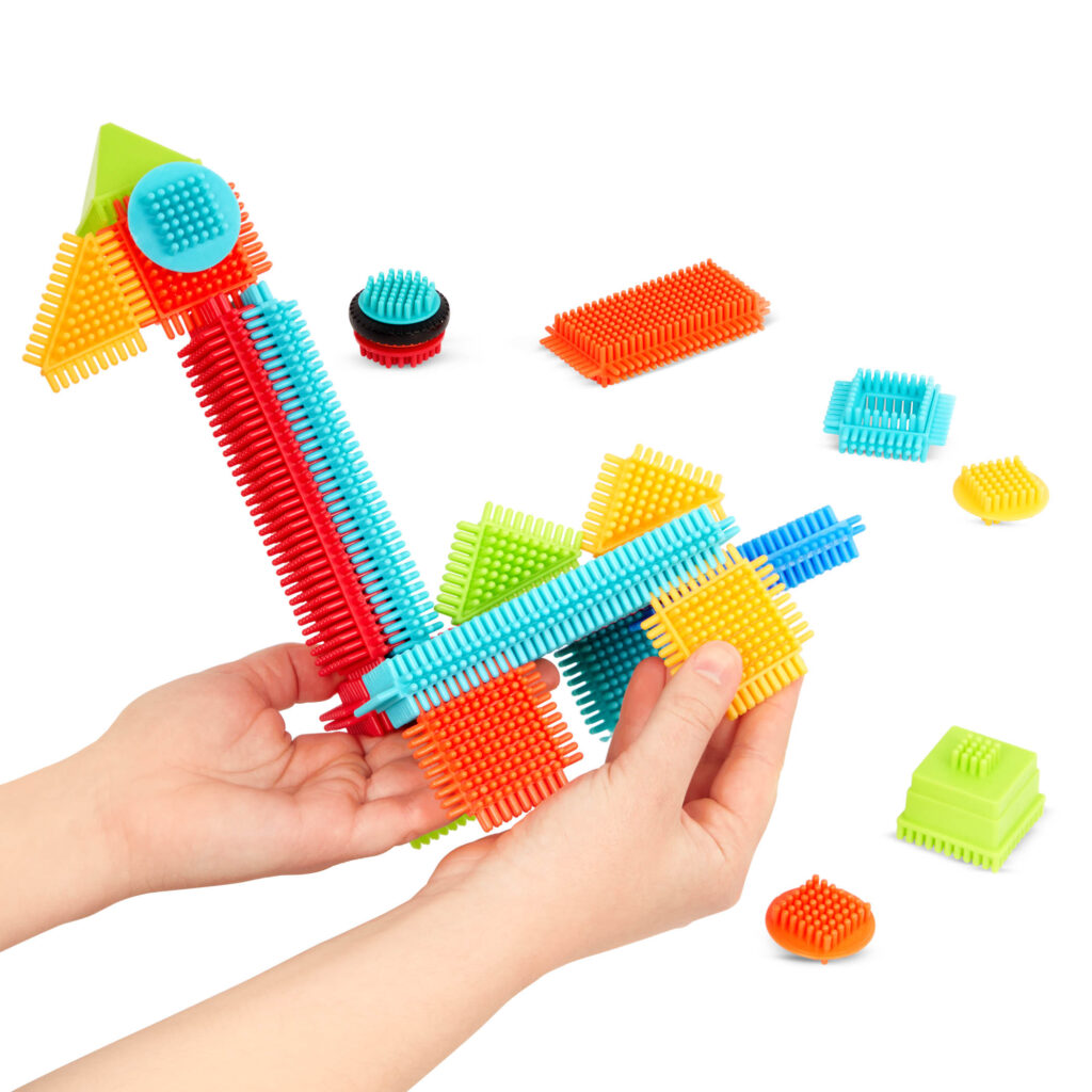 Bristle Blocks | Soft, Sensory Blocks for Toddlers & Kids | Battat