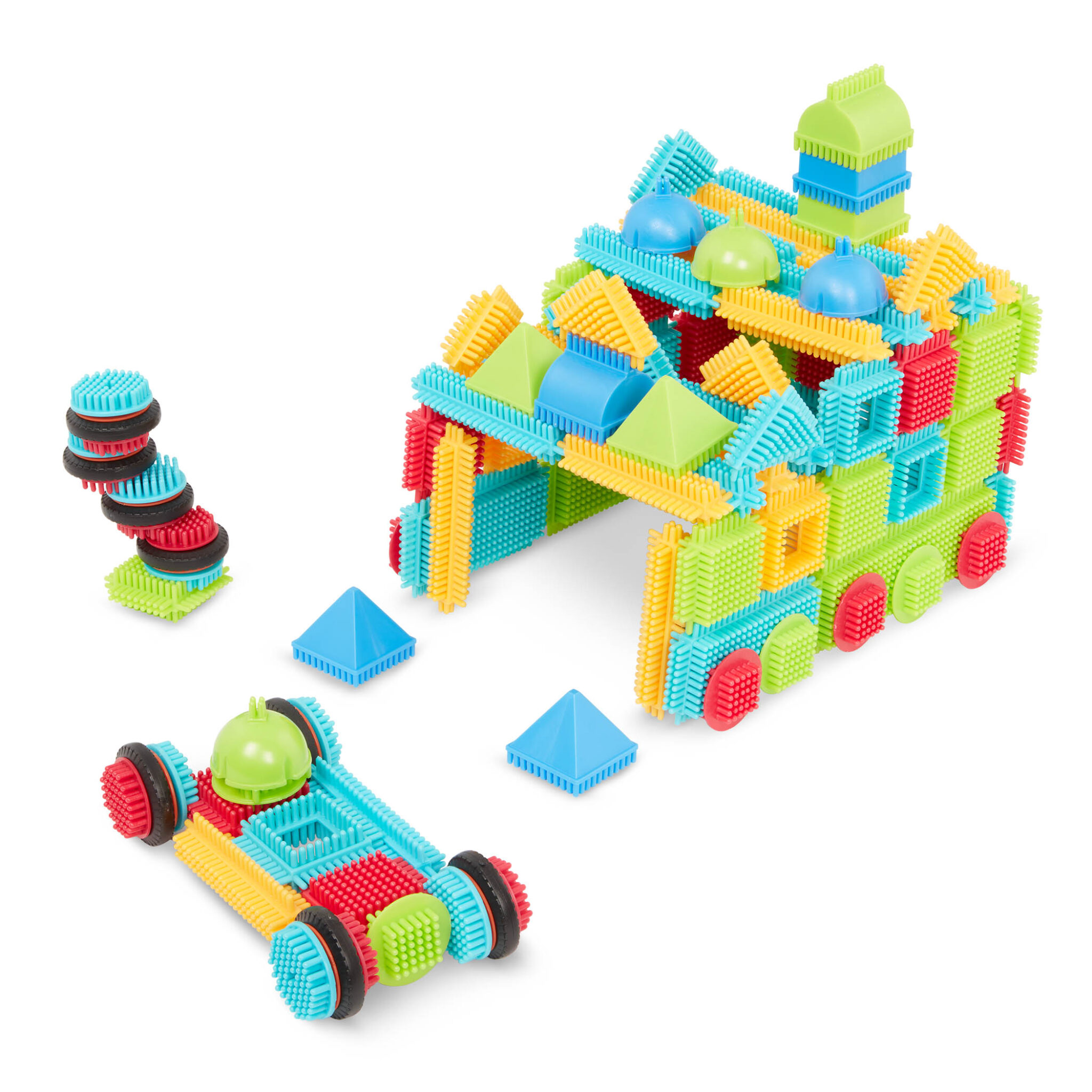 Bristle Blocks | Soft, Sensory Blocks for Toddlers & Kids | Battat