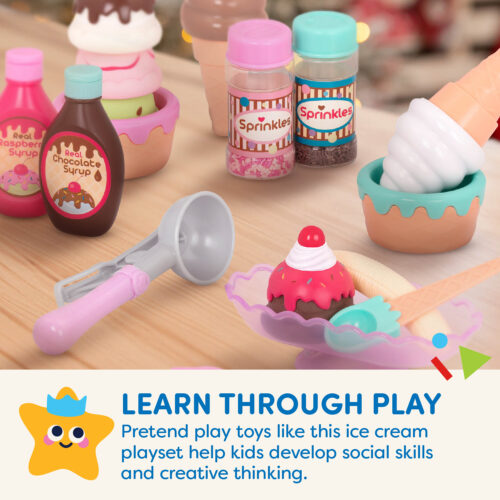 ice cream party ideas battat educational playset